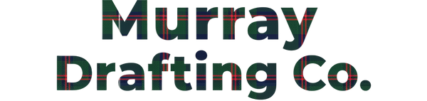 Can you create just a text with "Murray Drafting Co." with the Murray Tartan inside of the text, Refer to the Murray duke of atholl Kilts to get the colours correct